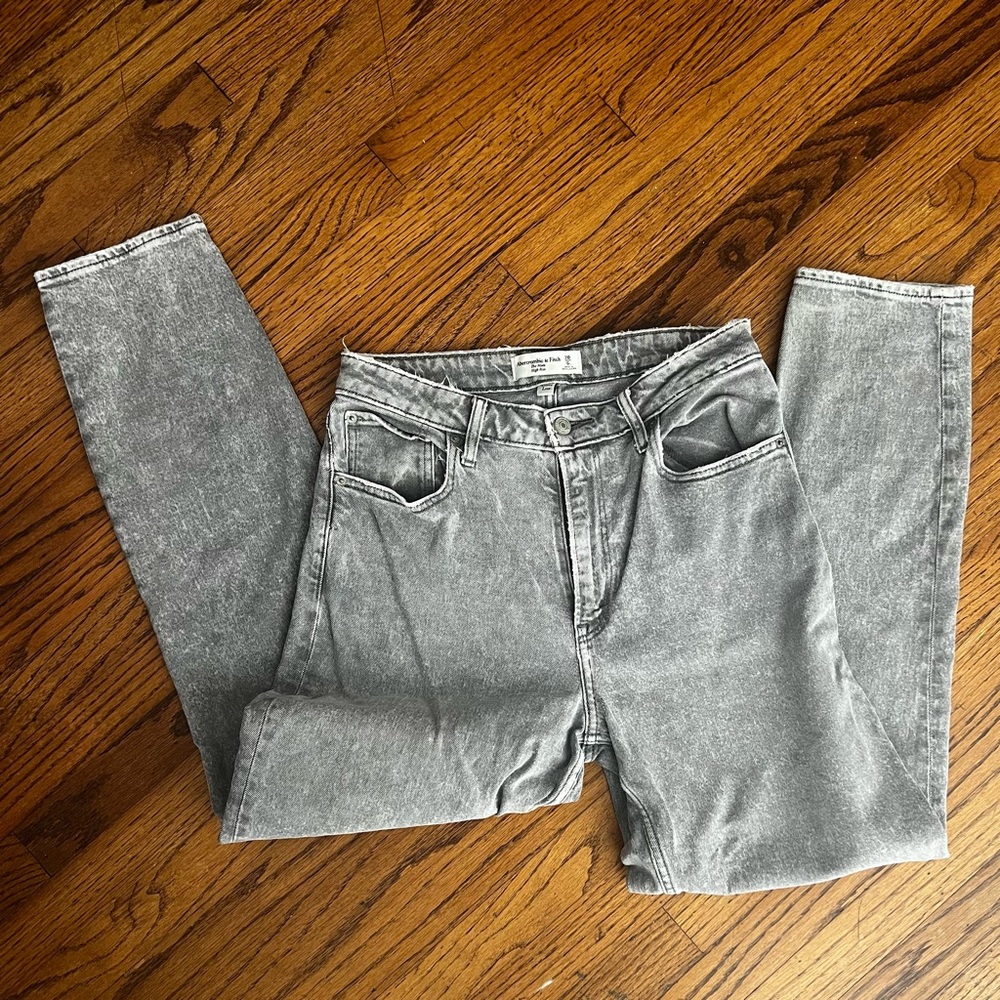 Abercrombie Mom Jeans High Rise 28/6 long curve love